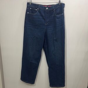 SPANX straight leg denim jeans size XL regular.